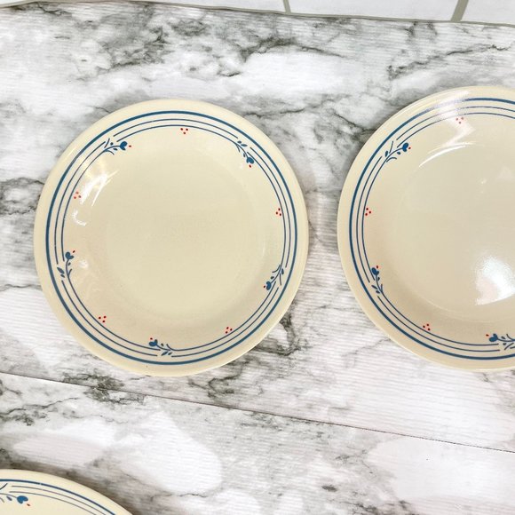 Vintage Corelle Country Violets Dinnerware Set of 6. 2 Dinner, 2 Lunch, 2 bread - Picture 4 of 14